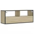 Kép 6/11 - Sonoma tölgy színű szerelt fa és fém TV-szekrény 100x31x39,5 cm
