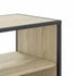 Kép 8/11 - Sonoma tölgy színű szerelt fa és fém TV-szekrény 100x31x39,5 cm