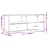 Kép 11/11 - Szürke sonoma színű szerelt fa és fém TV-szekrény 100x31x39,5cm