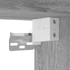 Kép 9/11 - Szürke sonoma színű szerelt fa és fém TV-szekrény 100x31x39,5cm