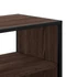 Kép 8/11 - Barna tölgy színű szerelt fa és fém TV-szekrény 100x31x39,5 cm