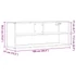 Kép 10/10 - Fekete szerelt fa és fém TV-szekrény 100x31x39,5 cm
