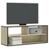 Kép 1/10 - Sonoma tölgy színű szerelt fa és fém TV-szekrény 100x31x39,5 cm