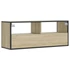 Kép 6/10 - Sonoma tölgy színű szerelt fa és fém TV-szekrény 100x31x39,5 cm