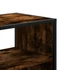 Kép 7/10 - Füstös tölgy színű szerelt fa és fém TV-szekrény 100x31x39,5 cm