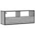 Kép 6/10 - Szürke sonoma színű szerelt fa és fém TV-szekrény 100x31x39,5cm