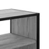 Kép 7/10 - Szürke sonoma színű szerelt fa és fém TV-szekrény 100x31x39,5cm