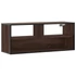 Kép 2/10 - Barna tölgy színű szerelt fa és fém TV-szekrény 100x31x39,5 cm