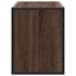 Kép 5/10 - Barna tölgy színű szerelt fa és fém TV-szekrény 100x31x39,5 cm