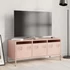 Kép 3/11 - Rózsaszín hidegen hengerelt acél TV-szekrény 101,5x39x43,5 cm
