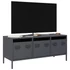 Kép 1/11 - Antracit hidegen hengerelt acél TV-szekrény 101,5x39x43,5 cm