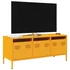 Kép 1/11 - Mustársárga hidegen hengerelt acél TV-szekrény 101,5x39x43,5 cm