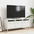 Kép 3/11 - Fehér hidegen hengerelt acél TV-szekrény 101,5 x 39 x 43,5 cm