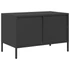 Kép 7/11 - Fekete hidegen hengerelt acél TV-szekrény 68 x 39 x 43,5 cm