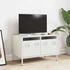 Kép 3/11 - Fehér hidegen hengerelt acél TV-szekrény 68 x 39 x 43,5 cm