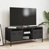 Kép 3/11 - Fekete hidegen hengerelt acél TV-szekrény 101,5 x 39 x 43,5 cm