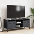 Kép 3/11 - Antracit hidegen hengerelt acél TV-szekrény 101,5x39x43,5 cm