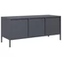 Kép 7/11 - Antracit hidegen hengerelt acél TV-szekrény 101,5x39x43,5 cm