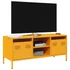 Kép 1/11 - Mustársárga hidegen hengerelt acél TV-szekrény 101,5x39x43,5 cm