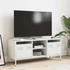 Kép 3/11 - Fehér hidegen hengerelt acél TV-szekrény 101,5 x 39 x 43,5 cm