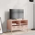 Kép 3/11 - Rózsaszín hidegen hengerelt acél TV-szekrény 68 x 39 x 43,5 cm