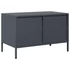 Kép 7/11 - Antracitszürke hidegen hengerelt acél TV-szekrény 68x39x43,5 cm