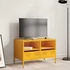 Kép 3/11 - Mustársárga hidegen hengerelt acél TV-szekrény 68x39x43,5 cm