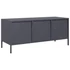 Kép 7/11 - Antracit hidegen hengerelt acél TV-szekrény 101,5x39x43,5 cm
