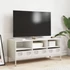 Kép 3/11 - Fehér hidegen hengerelt acél TV-szekrény 101,5 x 39 x 43,5 cm