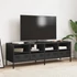 Kép 3/11 - Fekete hidegen hengerelt acél TV-szekrény 135 x 39 x 43,5 cm
