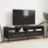 Kép 3/11 - Fekete hidegen hengerelt acél TV-szekrény 135 x 39 x 43,5 cm