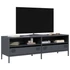 Kép 1/11 - Antracit hidegen hengerelt acél TV-szekrény 135x39x43,5 cm