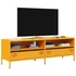 Kép 1/11 - Mustársárga hidegen hengerelt acél TV-szekrény 135x39x43,5 cm