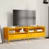 Kép 3/11 - Mustársárga hidegen hengerelt acél TV-szekrény 135x39x43,5 cm