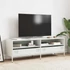 Kép 3/11 - Fehér hidegen hengerelt acél TV-szekrény 135 x 39 x 43,5 cm