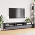 Kép 3/11 - Antracitszürke hidegen hengerelt acél TV-szekrény 202x39x43,5cm