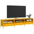 Kép 1/11 - Mustársárga hidegen hengerelt acél TV-szekrény 202x39x43,5 cm