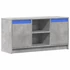 Kép 3/11 - Betonszürke szerelt fa TV-szekrény LED-ekkel 100 x 34 x 50 cm