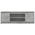 Kép 6/11 - Betonszürke szerelt fa TV-szekrény LED-ekkel 139,5 x 34 x 50 cm