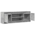 Kép 9/11 - Betonszürke szerelt fa TV-szekrény LED-ekkel 139,5 x 34 x 50 cm