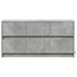 Kép 6/11 - Betonszürke szerelt fa TV-szekrény LED-ekkel 100 x 34 x 50 cm