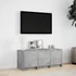 Kép 4/11 - Betonszürke szerelt fa TV-szekrény LED-ekkel 97 x 34 x 40 cm