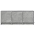 Kép 6/11 - Betonszürke szerelt fa TV-szekrény LED-ekkel 97 x 34 x 40 cm