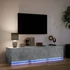 Kép 5/11 - Betonszürke szerelt fa TV-szekrény LED-ekkel 165 x 34 x 50 cm