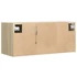 Kép 8/11 - Sonoma tölgy színű fali TV-szekrény LED-ekkel 80x31x35 cm