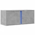 Kép 3/11 - Betonszürke falra szerelhető TV-szekrény LED-del 80x31x35 cm