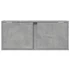 Kép 6/11 - Betonszürke falra szerelhető TV-szekrény LED-del 80x31x35 cm