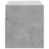 Kép 7/11 - Betonszürke falra szerelhető TV-szekrény LED-del 80x31x35 cm