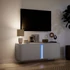 Kép 5/11 - Fehér falra szerelhető TV-szekrény LED-lámpákkal 100x31x35 cm