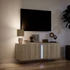 Kép 5/11 - Sonoma tölgy színű fali TV-szekrény LED-ekkel 100x31x35 cm